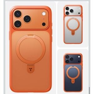 TORRAS for iPhone 17 Pro Case with Stand, Fit for MagSafe-Orange